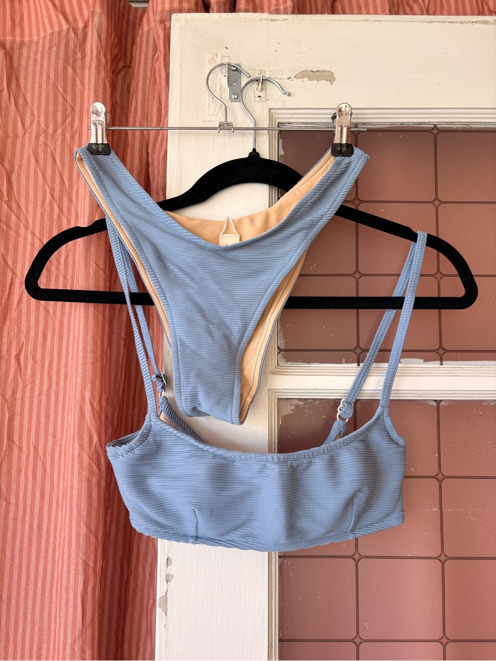 Zulu & Zephyr Signature Stripe Curve Brief and Minimal Bra Top - US 2 / AU 6